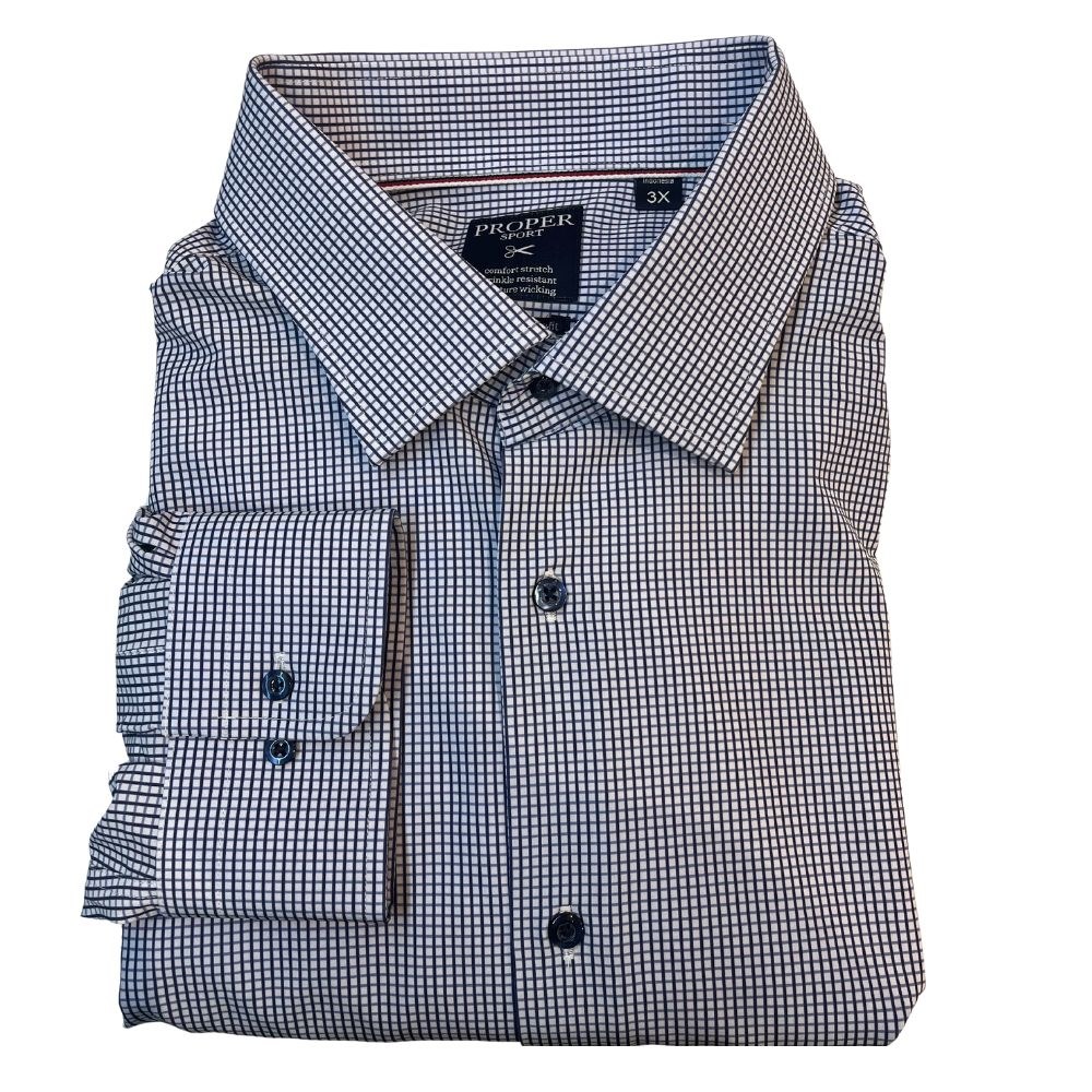 Summerfields Comfort Stretch Modern Fit Gingham Shirt